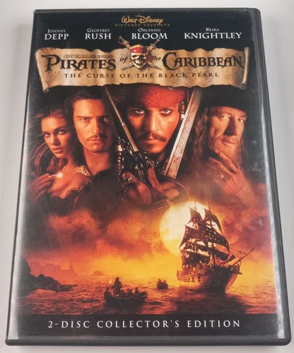 Pirates of the Caribbean: The Curse of the Black Pearl (DVD) 2003 Depp TESTED