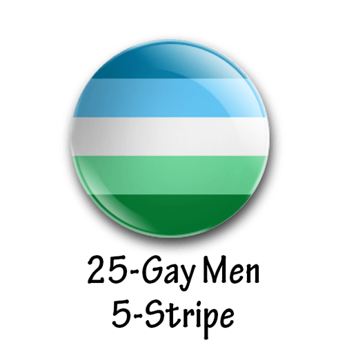 The Original LGBT/LGBTQIA+ 25mm/1 Inch Pride Flag Badges (81 To Choose From) Gay - Picture 26 of 82