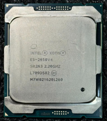 Lot of 3 Intel Xeon E5-2650v4 SR2N3 2.2GHz 12 Cores 105W LGA2011 CPU Processors