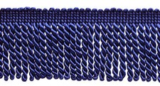 Bullion Fringe Trim, Color J4 - Ultramarine Blue Sold By The Yard 