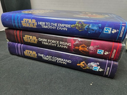 Star Wars Heir To The Empire Trilogy ALL SIGNED by Timothy Zahn HC 1st/1st LOT!