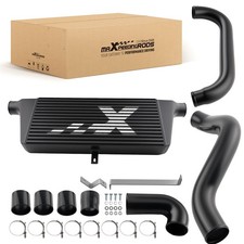 Aluminum Bar Plate Intercooler Kit For Nissan S14 S15 Sr20det 610x280x76mm Black