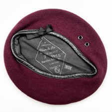 Genuine 1956 Canada Canadian Airborne Parachute Maroon Beret
