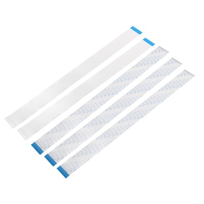 5pcs 50 Pins 0.5mm Pitch B Type FFC FPC Ribbon Flat Cable Wire 300mm