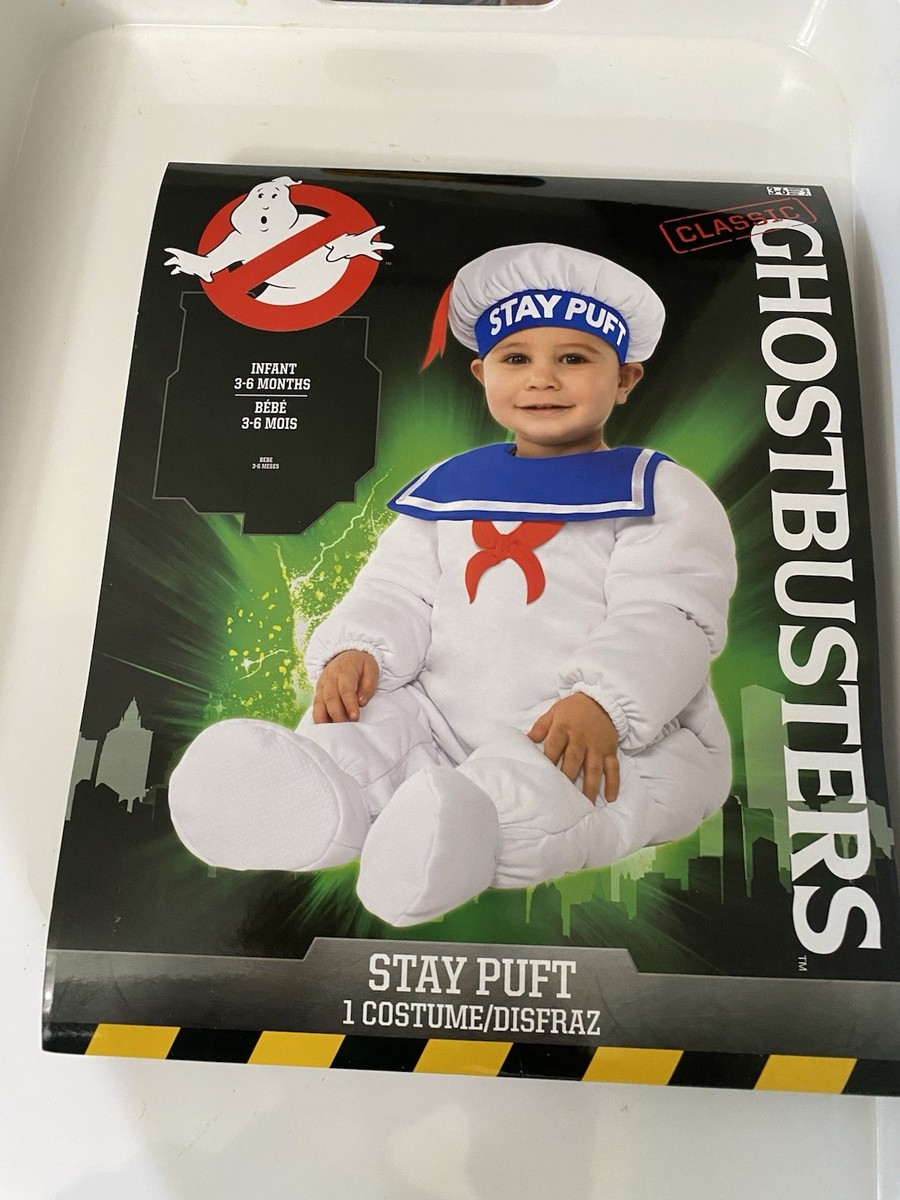 NEW Ghostbusters Stay Puft Marshmallow Infant Baby Halloween