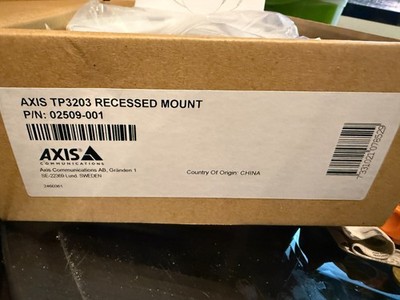 AXIS TP3203 Kamera Dome Einbauhalterung | für AXIS M3205-LVE, M3206-LVE, P3267-LV