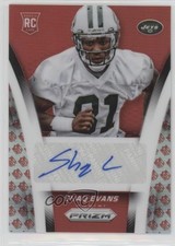 2014 Panini Prizm Rookie NFL Logo 16/25 Shaquelle Evans Shaq Auto Shield a2v