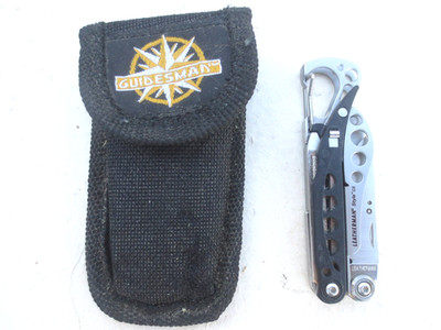 Leatherman Guidesman Style CS Multi Tool Knife File Scissor Carabiner W/Case