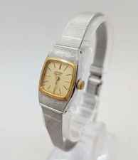 Citizen CQ Quartz Analog Square Wristwatch 16mm Vintage Gold wrist 18cm