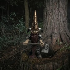 Mittelalterliche Wachen Gartenzwerg Skulpturen Kunstharz Dekoration