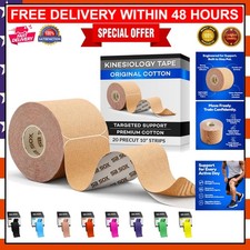 16ft Athletic Kinesiology Tape - Hypoallergenic and Recommended by Professionals 2.87 per gallon