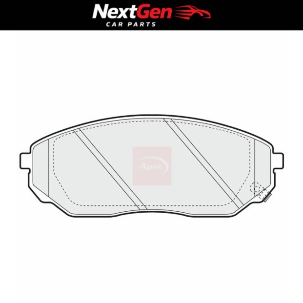 APEC Brake Pad Set, disc brake PAD1343