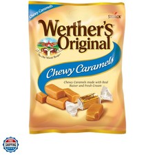 Chewy Caramel Candy, 5 Oz Bags Pack of 12