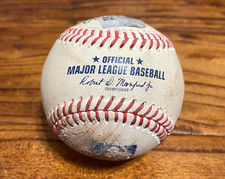 Justin Turner Cubs Game Used Baseball 8/27/2025 vs Giants Whisenhunt Hit Foul