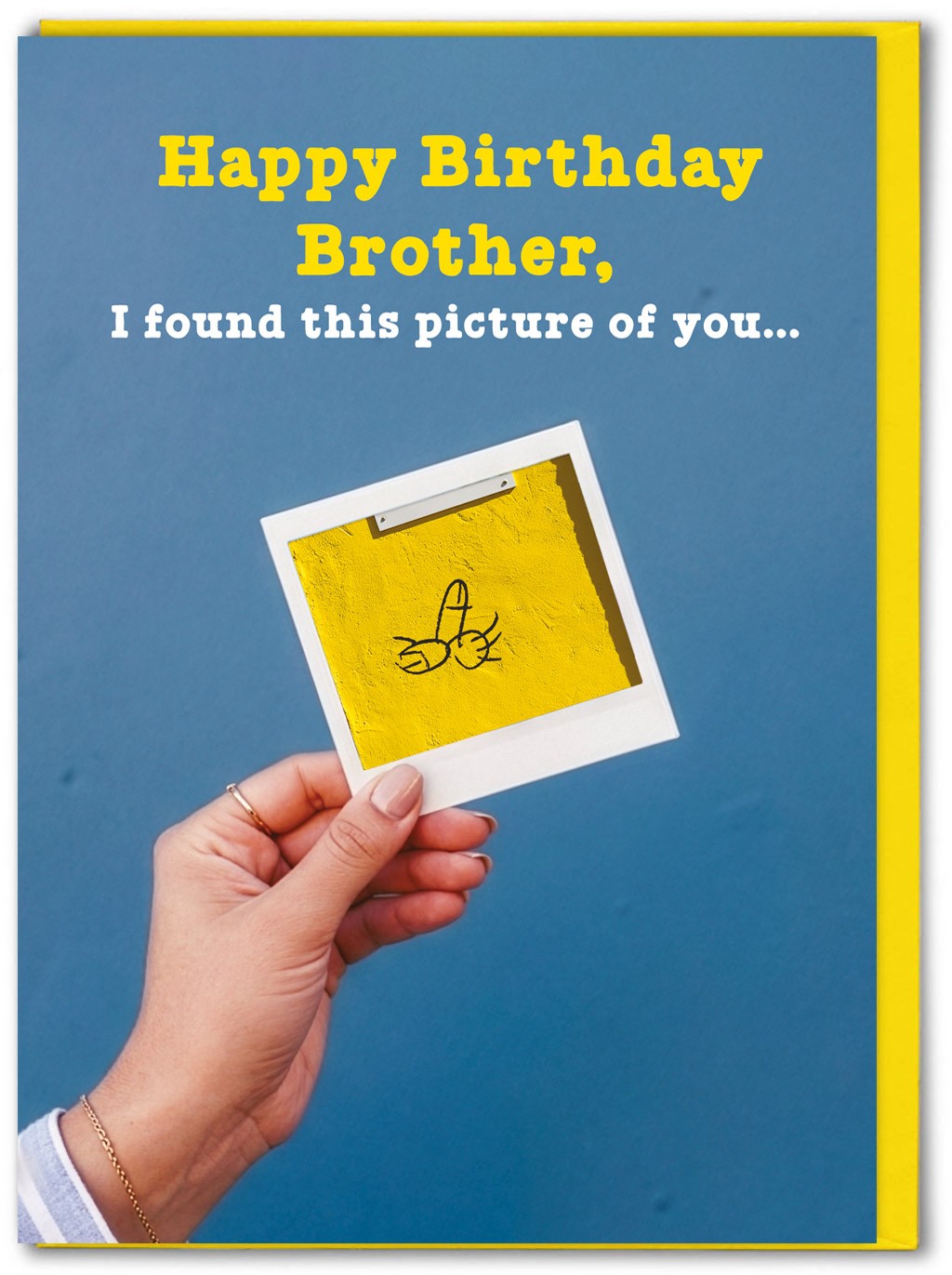 Funny Brother Birthday Card RUDE Cheeky Sibling Humour Witty Amusing Joke Bants