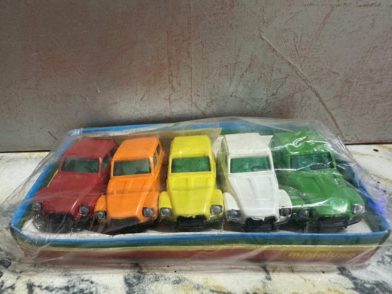 Citroën Dyane 1/43 Boite Minialuxe de 5 voitures miniatures rares made in Algeria T.P.K.O