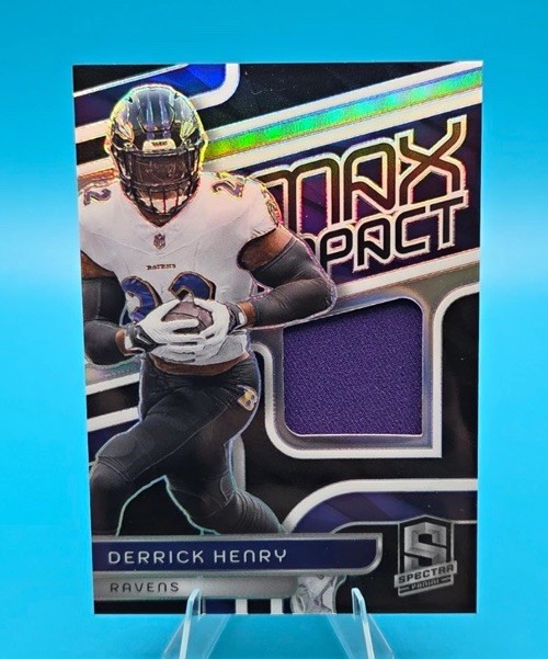 2024 Panini Spectra Football - Derrick Henry Max Impact Hyper Prizm Patch /99 SP