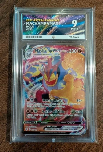 Machamp VMAX 073/189 Astral Radiance Holo Pokémon TCG Ace Grading 9