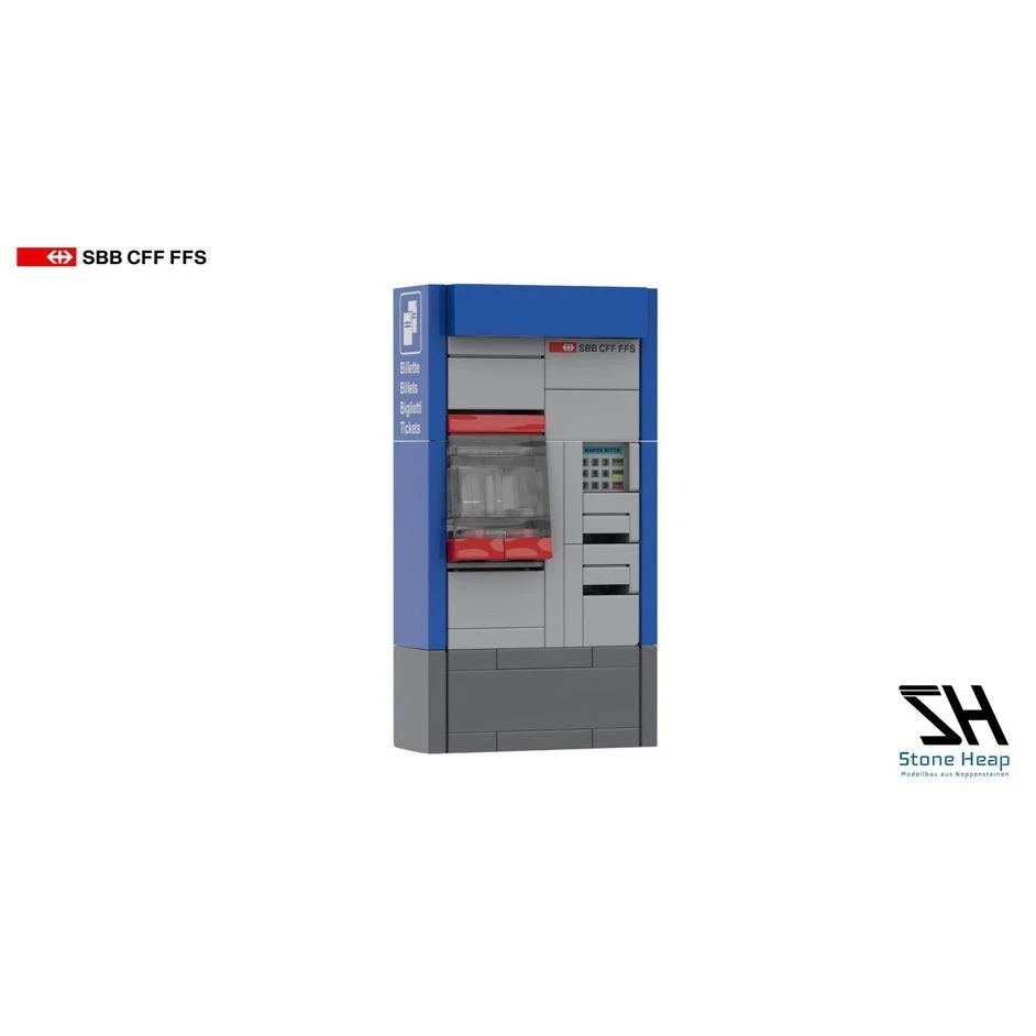 Stone Heap SBB Ticket Machine SH-3003 NEW in OVP