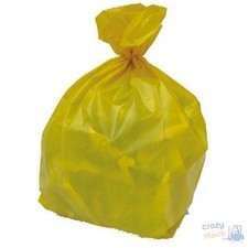 Daisyplast Sac Sac Transparent Jaune 10 Kg 82X125 - Gr 155-Lt 185