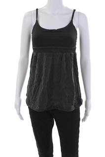 Lululemon Womens Sleeveless Round Neck Athletic Top Black Size M