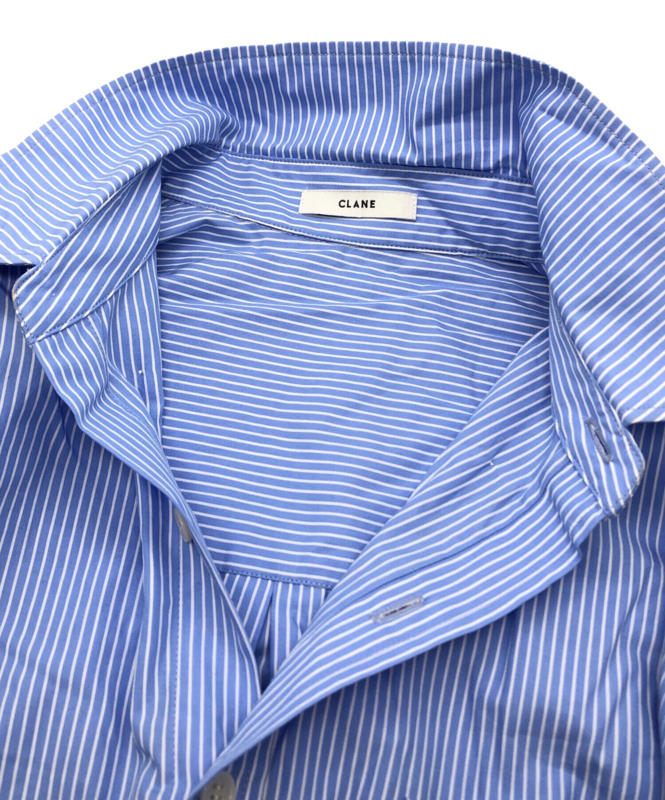 CLANE Logo Button-Down Basic Shirt/ Blue/ Size 1 - image 3