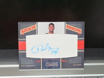 2010 Panini Timeless Treasures Rookie Recruits Paul George Auto /299
