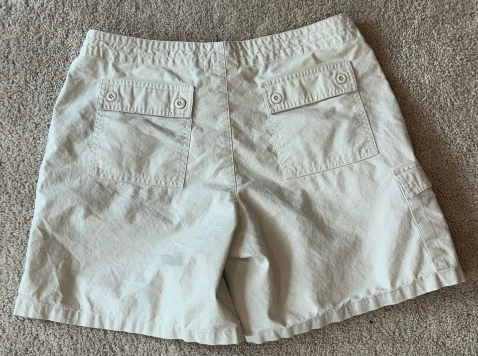 Pantalones Cortos Damas Impermeable Mujer Caqui Talla 12 Foto 2 de 4