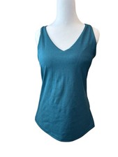 Tek Gear Workout Women Activewear Blue Tank Top S With Built-in Bra MSRP 24.99