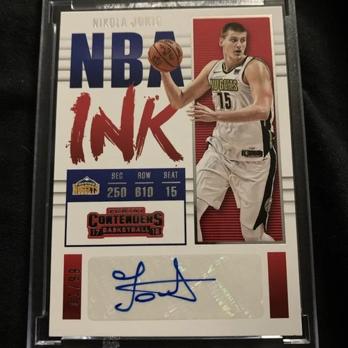 Nikola Jokic 2017/18 Contenders NBA Ink Auto 1/99