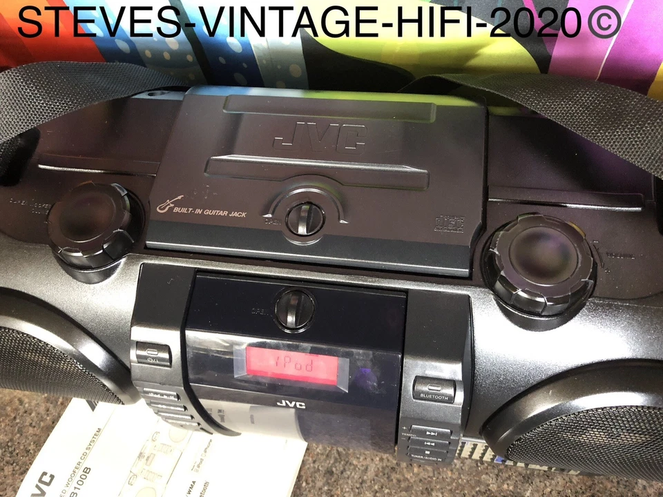 JVC RV-NB100B KABOOM DAB+, Bluetooth, CD, USB, IPod Dock, + FERNBEDIENUNG & IPOD L@@K.! - Bild 4 von 4