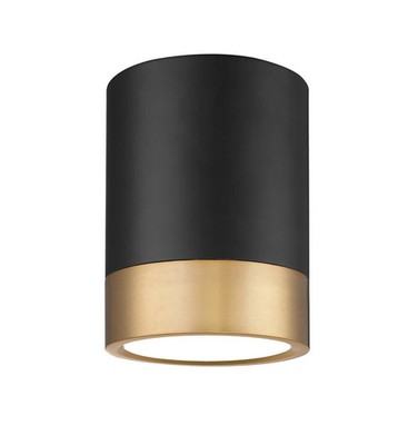 Z-Lite 1006F6-LED Algar 6''W LED Flush Mount Ceiling Fixture - Matte Black /