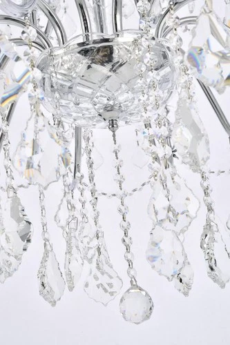 Elegant Lighting St. Francis 36" 24 Light Royal Crystal Chandelier - Picture 4 of 6