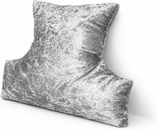 Orthopaedic Back Support Cushion Thick Lumbar Pillow with Arm for Bed Sofa Chair
