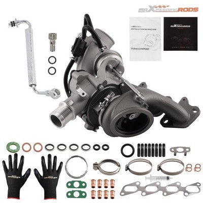 Turbo Turbocharger + Oil Feed Line for Opel Astra J Meriva B I4 1.4L 103KW 140HP
