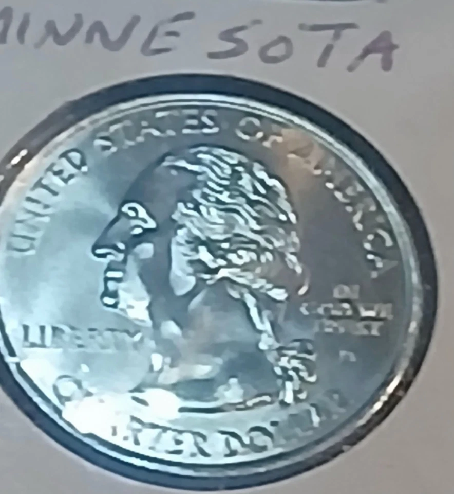 Proof Like Hand Choice Brilliant Unciculated, Plus +. Minnesota 25c PD Set   - Image 4 of 4