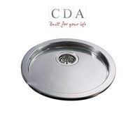 Appliances22 - Cda Single Round Drainer Kitchen Sink In Stainless Steel Appliances22 - Cda Single Round Drainer Kitchen Sink In Stainless Steel