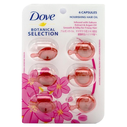 DOVE BOTANICAL SELECTION NOURISHING HAIR OIL CAPSULES 6PK (3 different types) - Picture 4 of 4
