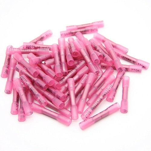 600/200Pcs Waterproof Heat Shrink Butt Wire Splice Connectors Crimp Terminal Kit - Picture 8 of 15