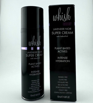 Whish Lavender Noir Super Cream w/ Bakuchiol Hydrating Body Lotion 4.06 fl oz.