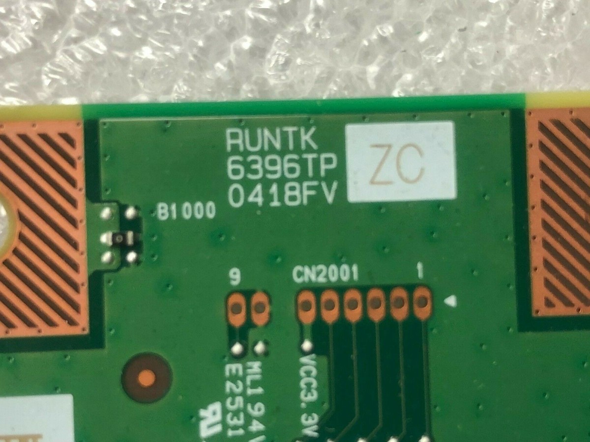 ONN 100012588 / 100068378 T-Con Board RUNTK6396TPZC | eBay