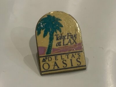 Take Five at LAX Delyta's Oasis Lapel Hat Pin BD
