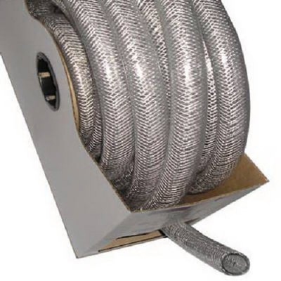 Master Plumber T12004008 1-1/2'' x 2'' x 25' Clear Reinforced PVC Hose Tubing