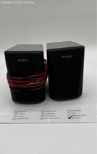 Lot Of 2 Vintage Sony SS-SRF1 Silver Wired Surround Speaker System Not Tested