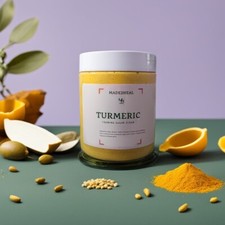 TURMERIC SUGAR SCRUB | TURMERIC BODY SCRUB | FOAMING SUGAR SCRUB