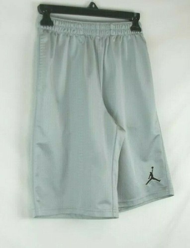 Jordan Solid Gray Athletic Shorts 100% Polyester Boys/ Kid's Size Medium 10- 12 - Picture 10 of 12