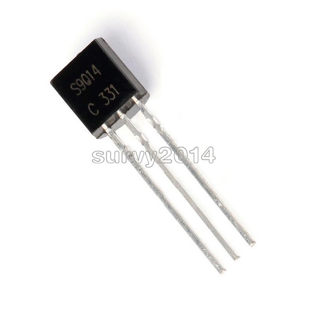 100PCS NEW S9014 S9014C TO92 NPN 50V 0.1A Transistor eBay