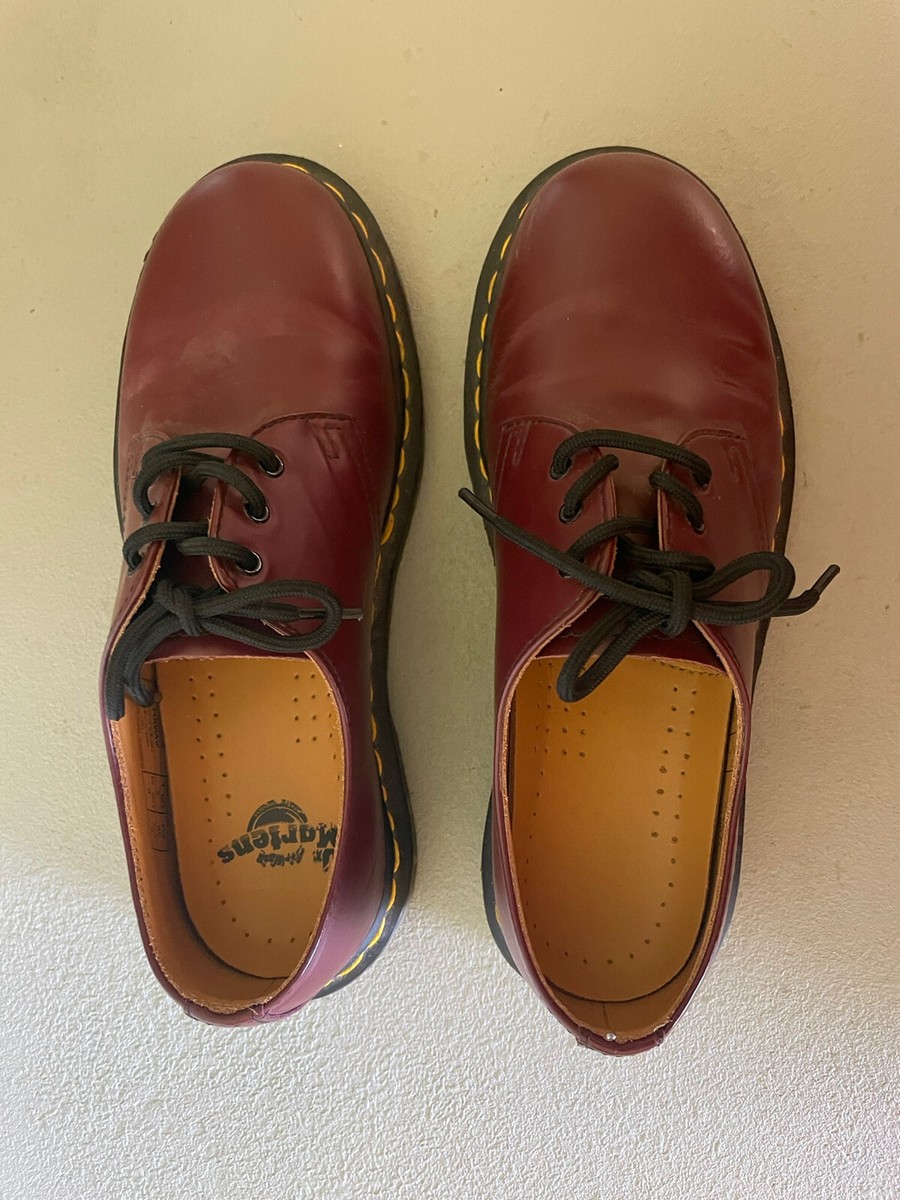 Dr Martens 1461 Burgundy Leather Oxford Shoes size US-M 6