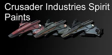 Star Citizen - Crusader Spirit - Crimson Paint / Intrepid Paint / Olympia Paint