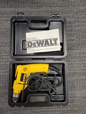 DEWALT DW106 CORDED 3/8'' KEYLESS CHUCK DRILL VARIABLE SPEED REVERSIBLE VSR 